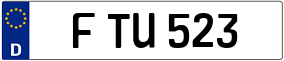 Truck License Plate